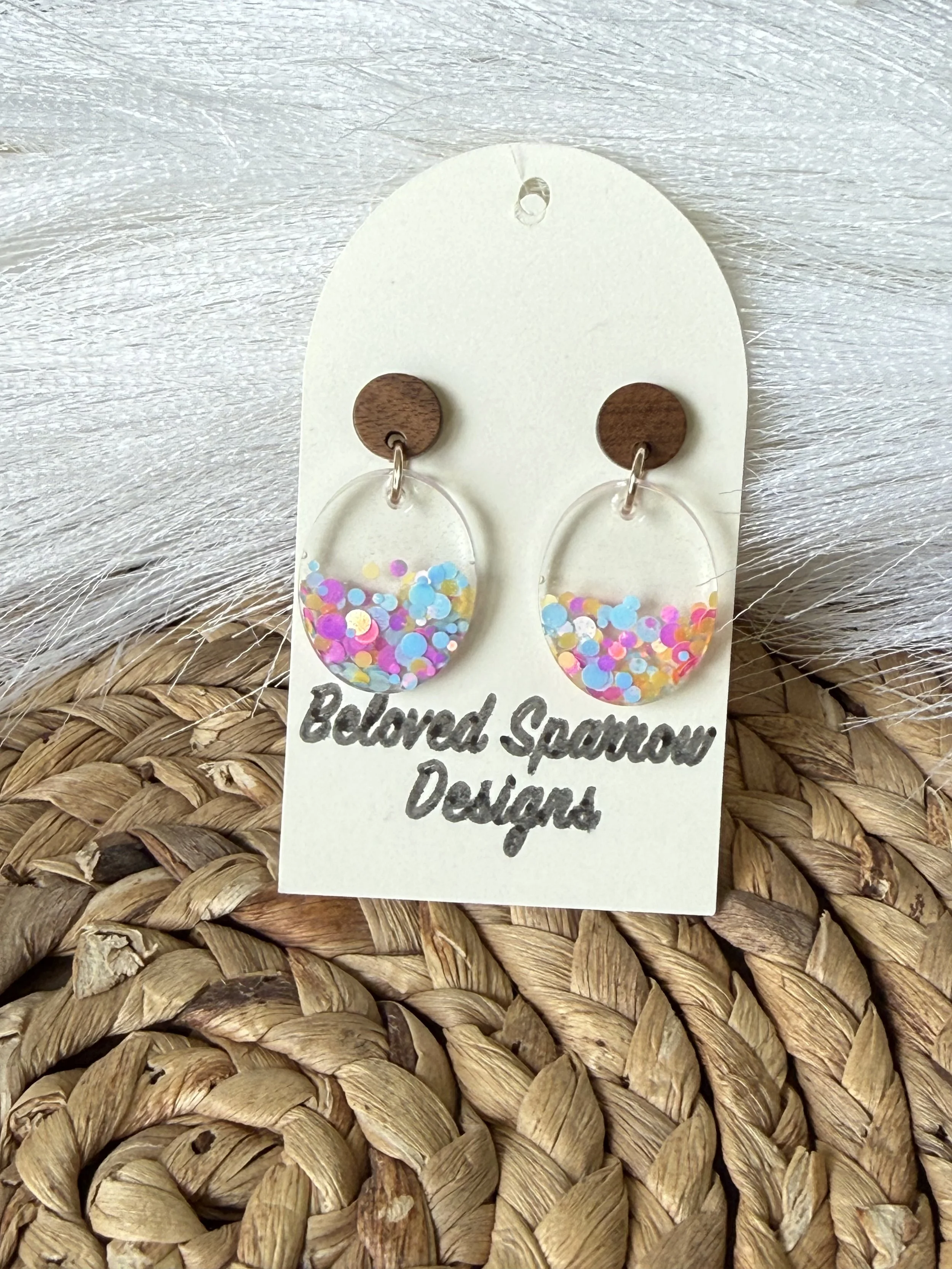 Neon Confetti Dangle