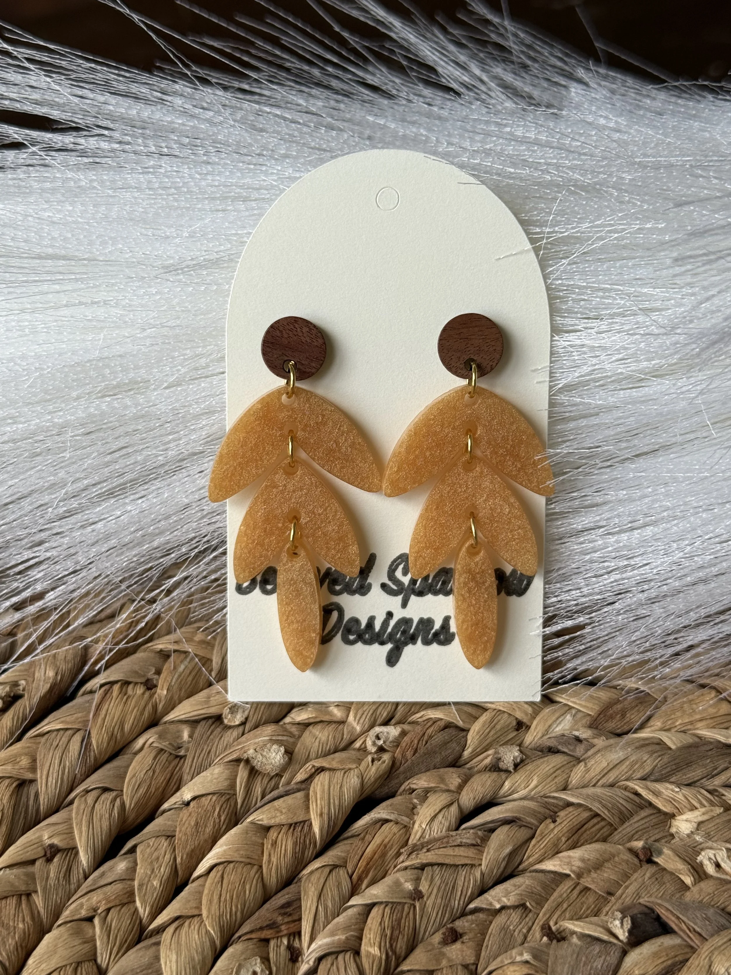 Amber Harvest Tiered Dangle