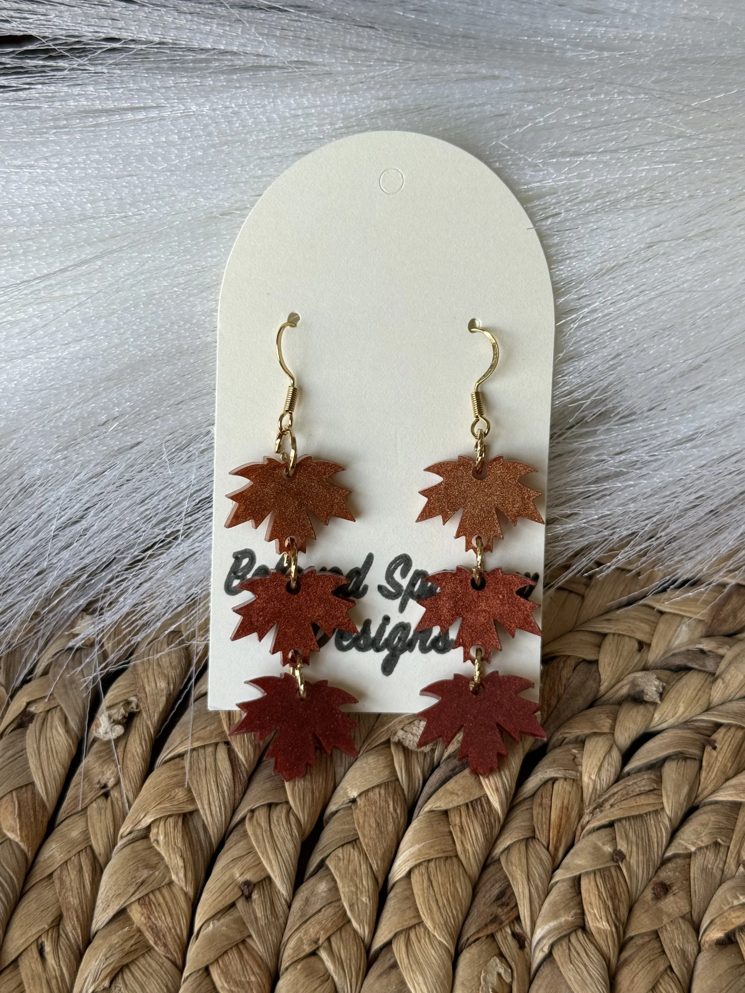 Maple Leaf Stack Dangle 7