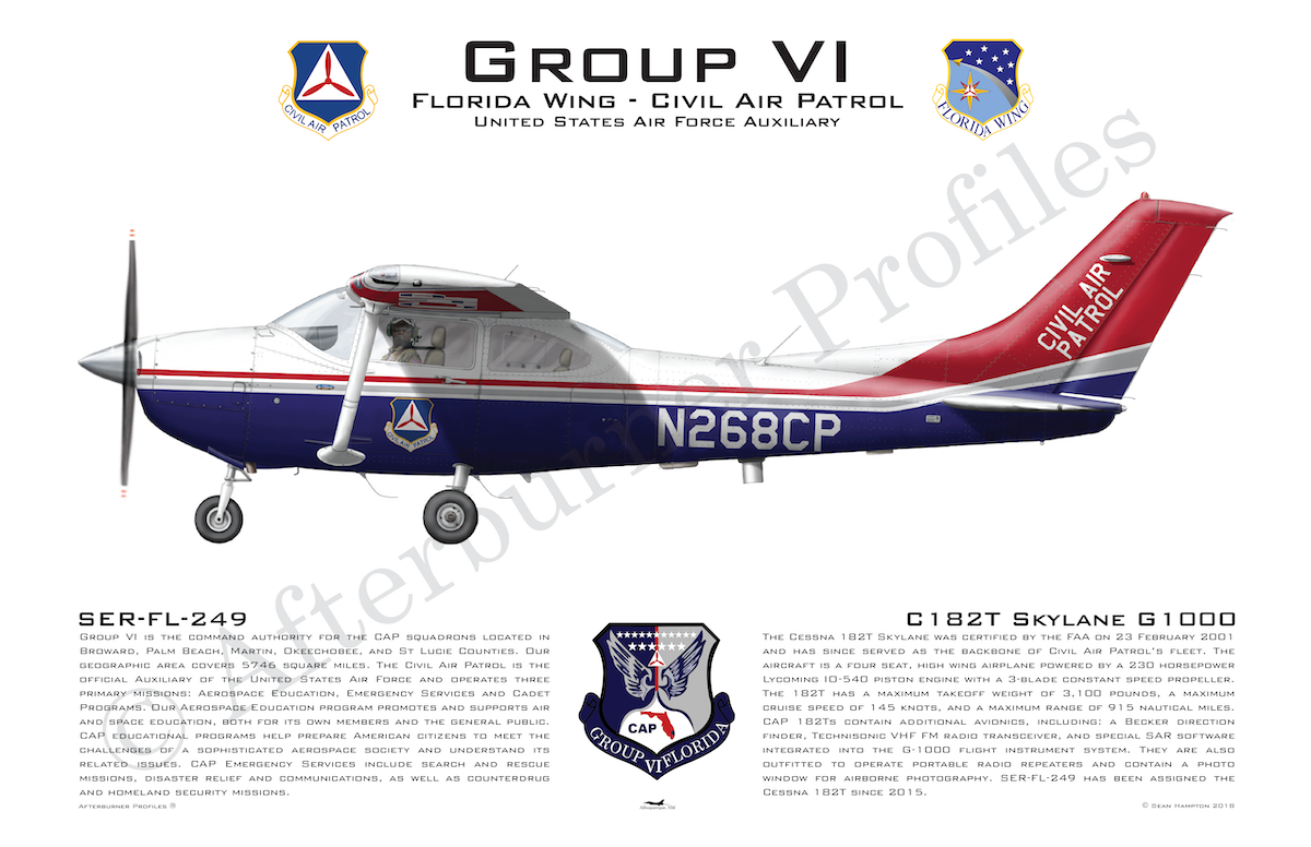 CAP SER-FL-249 C182T