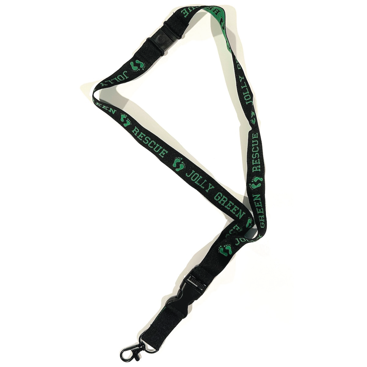 Jolly Green Rescue Lanyard - Black