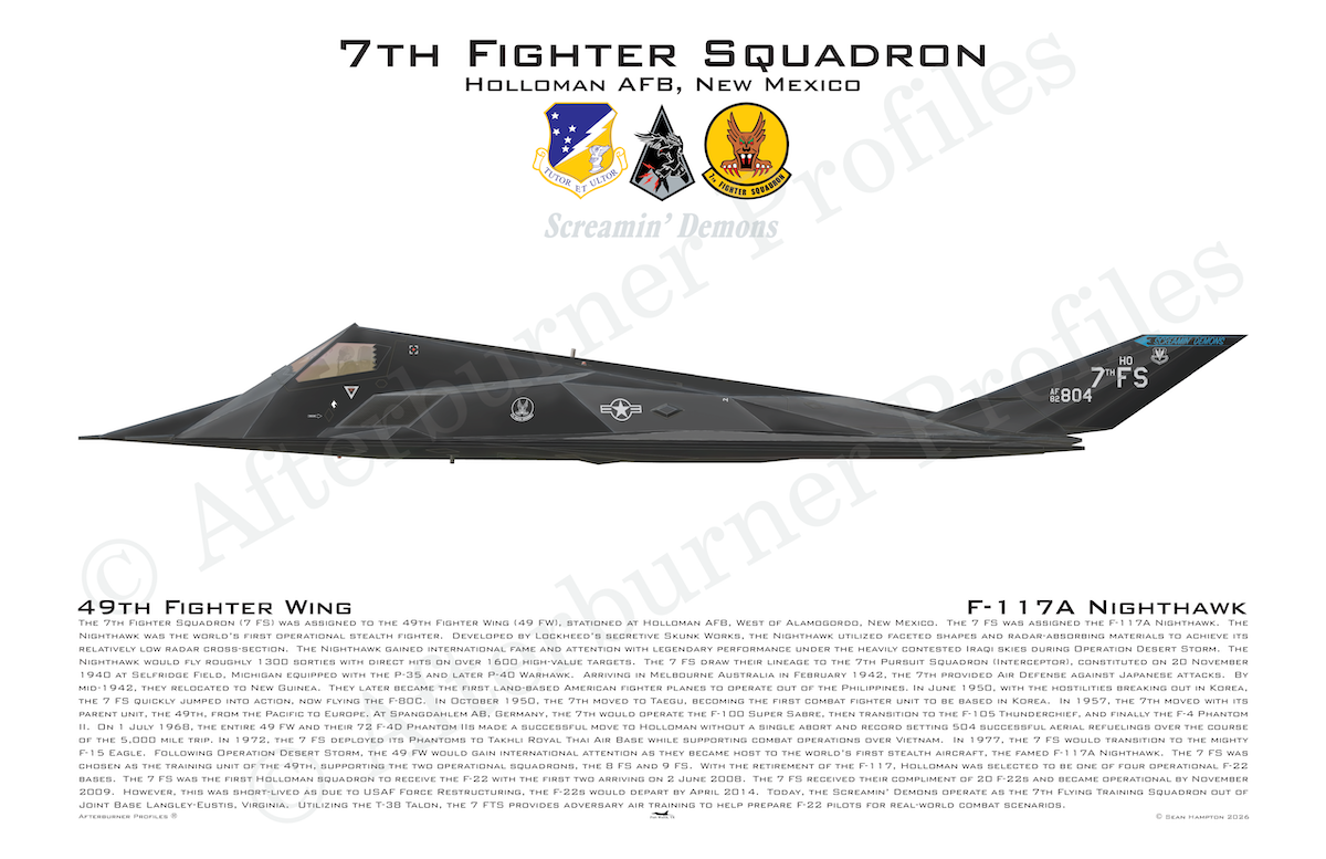 7 FS F-117A