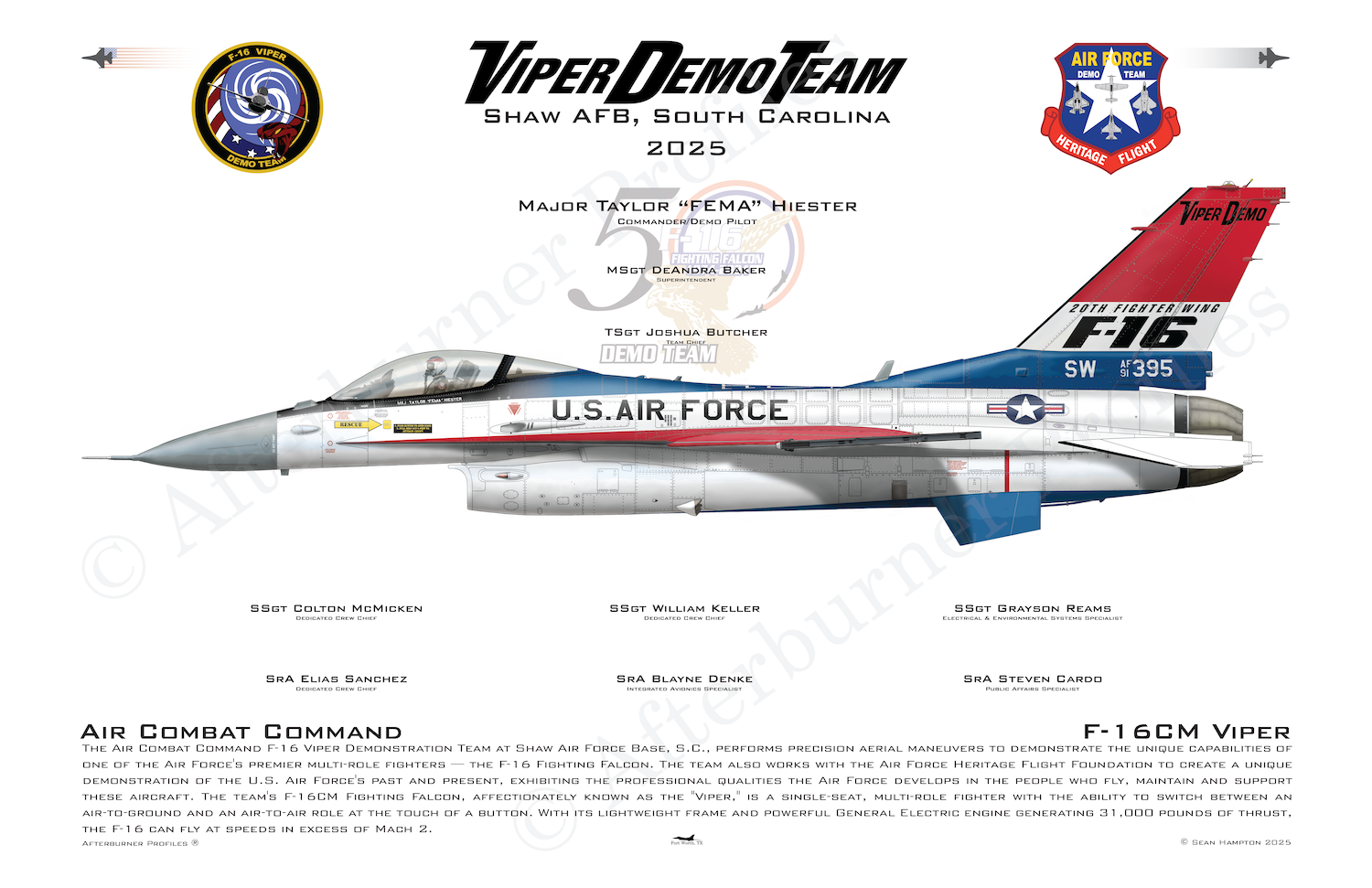 F-16 Viper Demo Team FEMA 2025