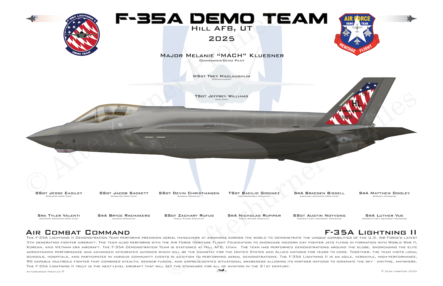 F-35A Demo Team MACH 2025