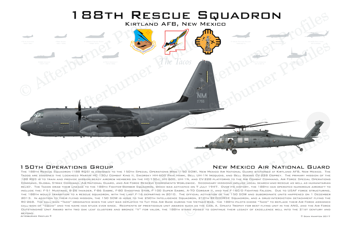 188 RQS HC-130J & HH-60W Dual