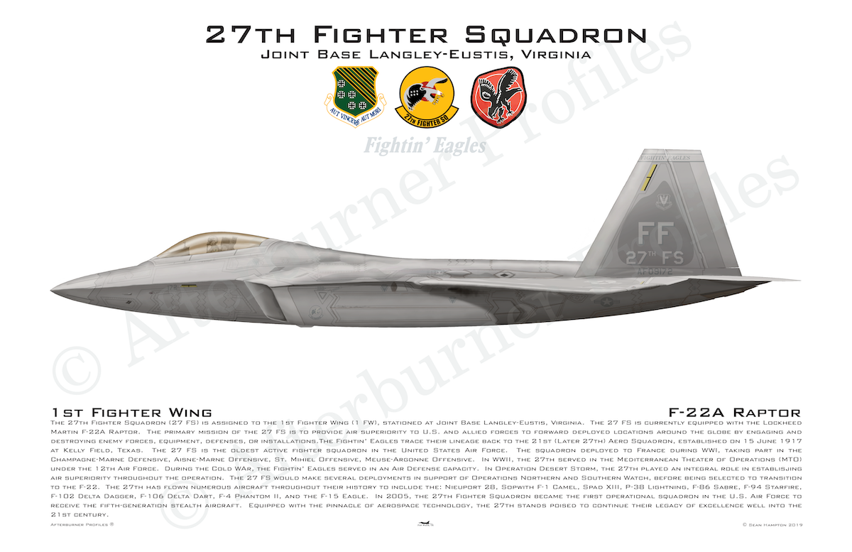27 FS F-22A