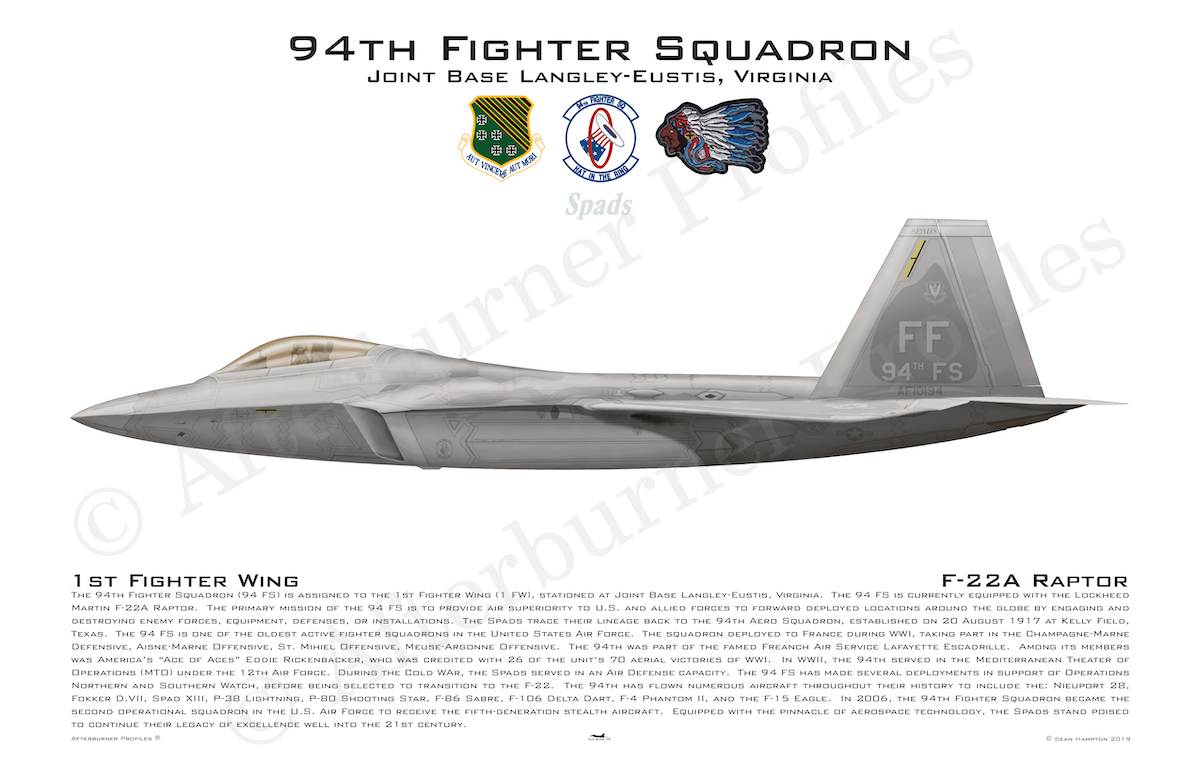 94 FS F-22A