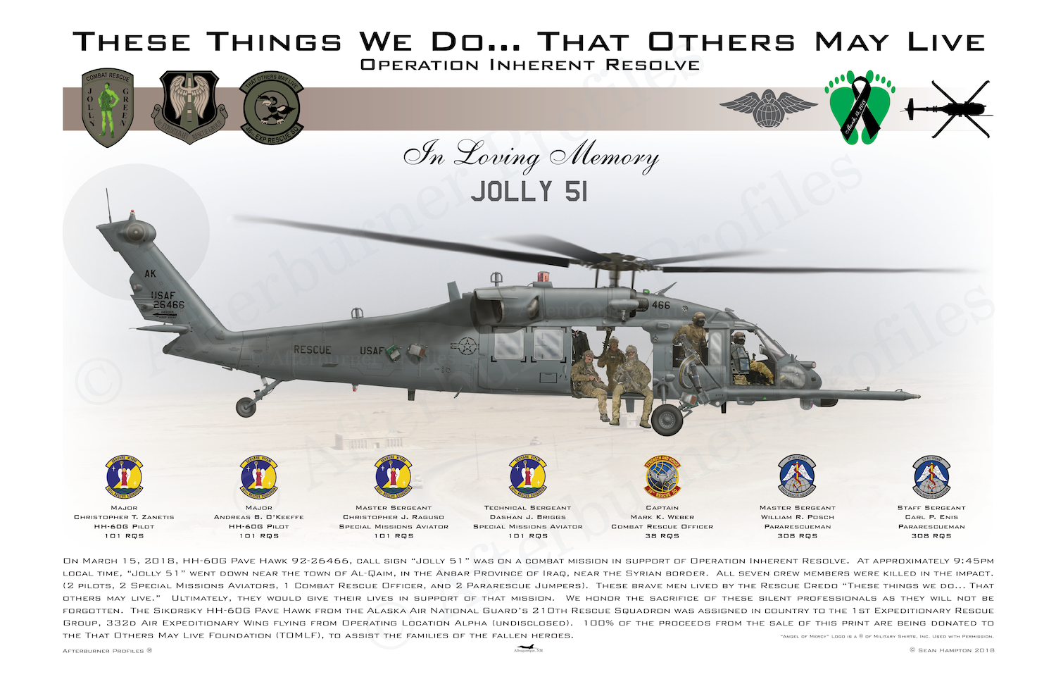 Jolly 51 Memorial Print