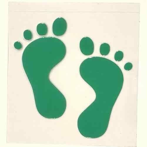 USAF Rescue Green Feet 4-4 Toes