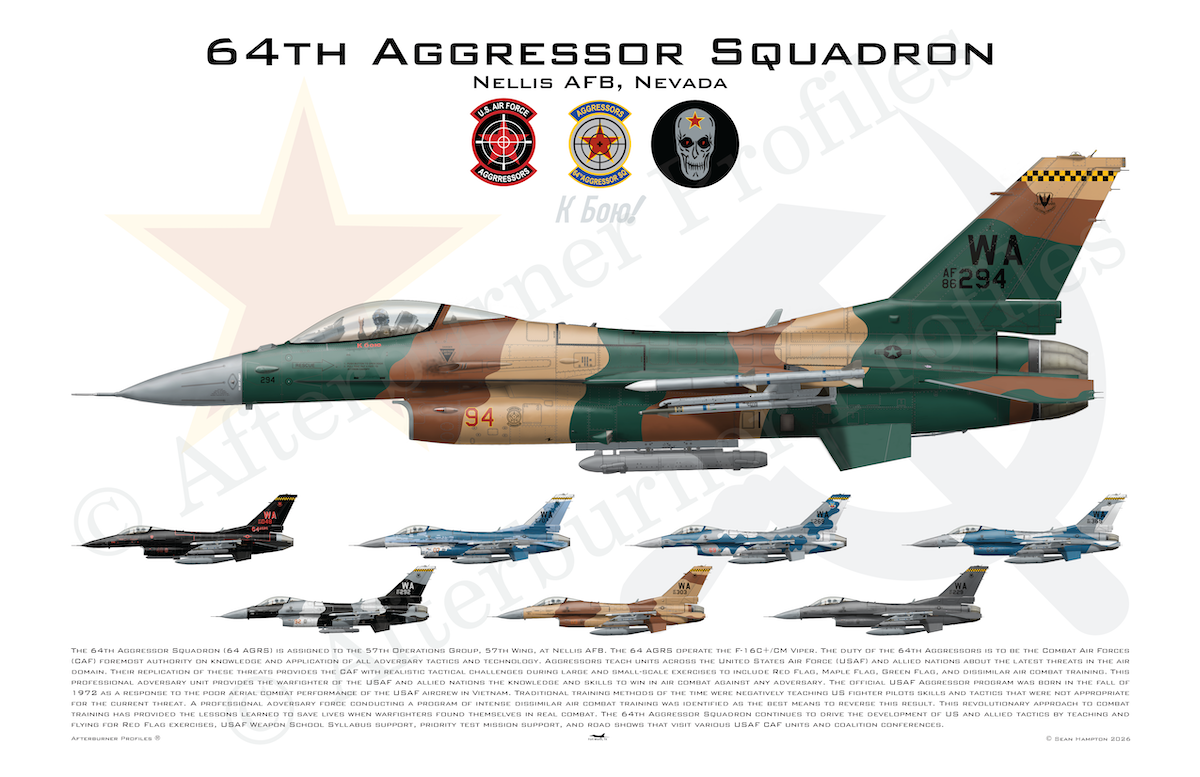 64 AGRS F-16C+ Lizard