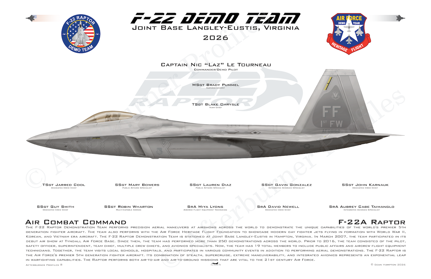 F-22A Demo Team Laz 2026
