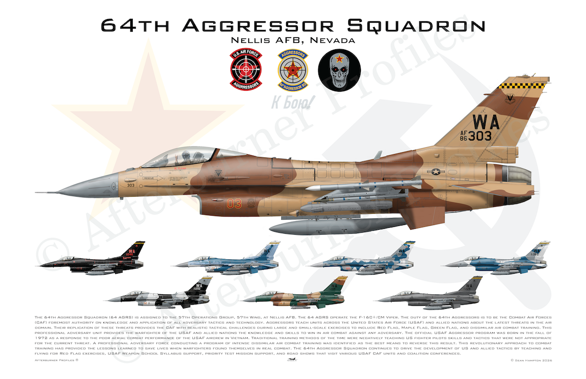 64 AGRS F-16C+ Desert