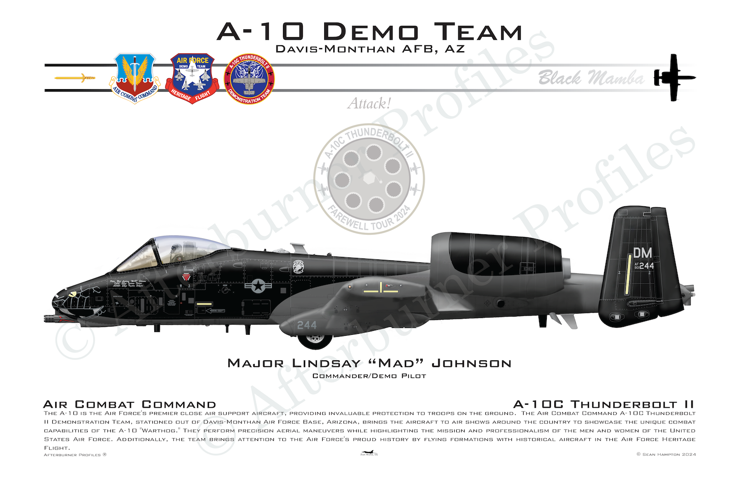 A-10 Demo Team Mad Black Mamba Farewell Tour 2024