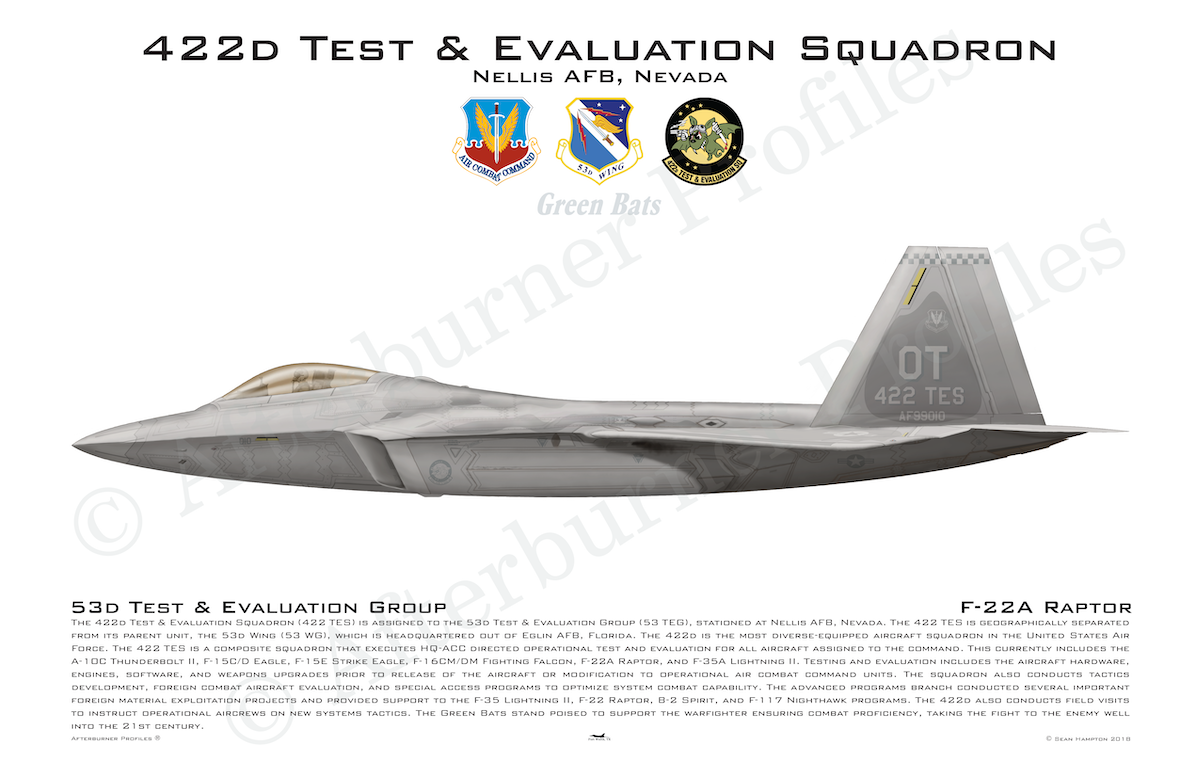 422 TES F-22A