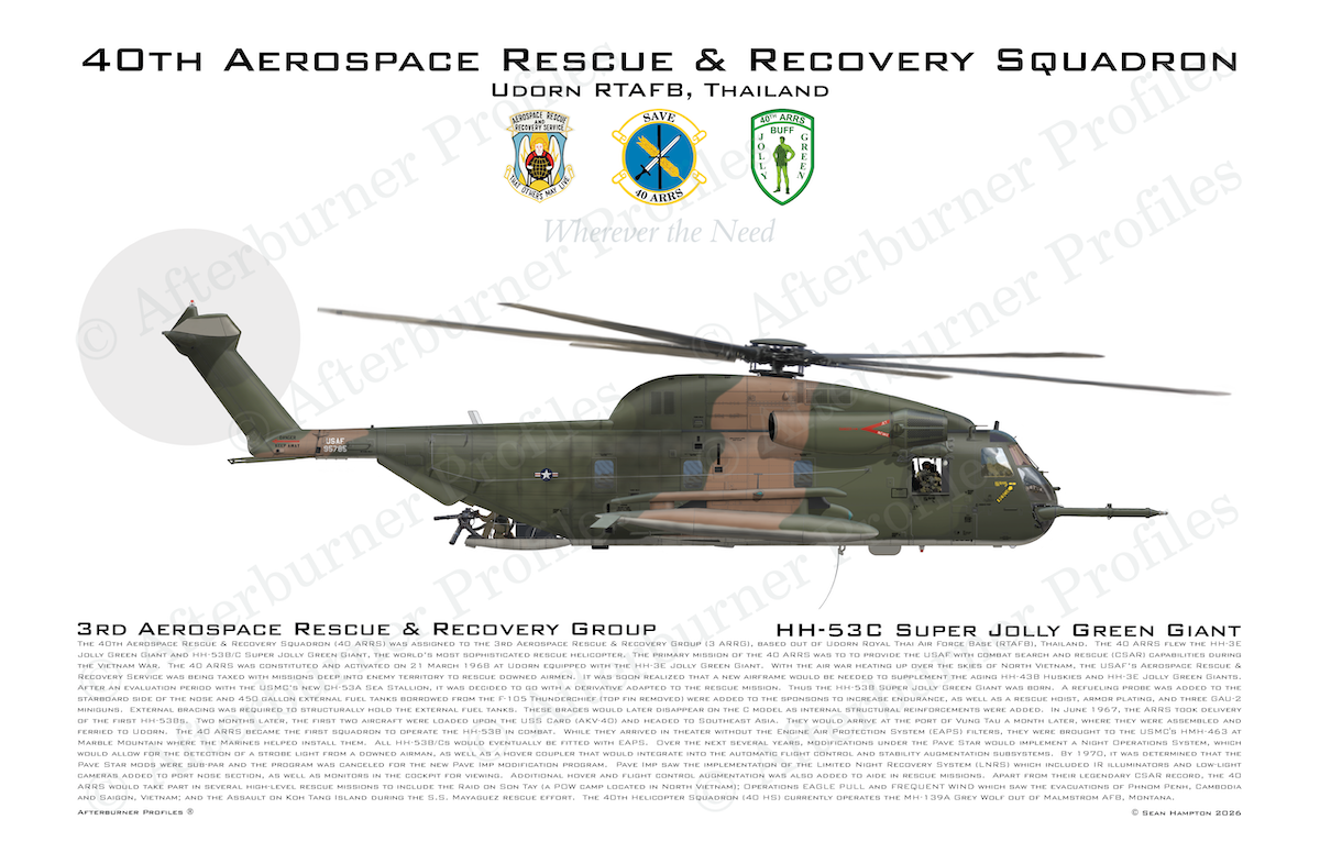 40 ARRS HH-53C Vietnam