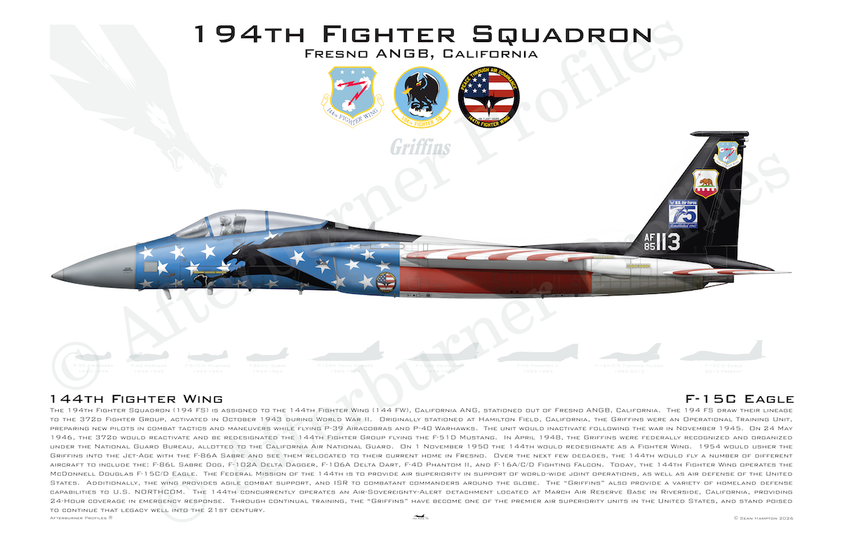 194 FS Star Spangled F-15C