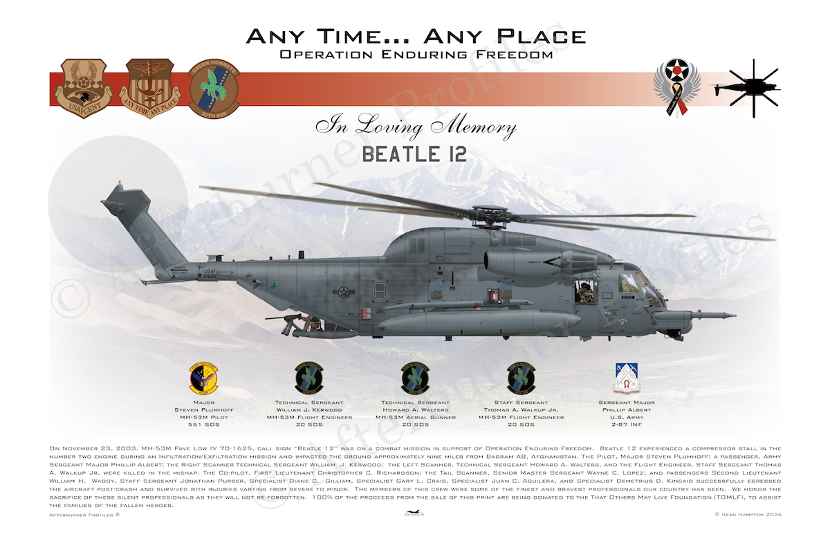 Beatle 12 Memorial Print