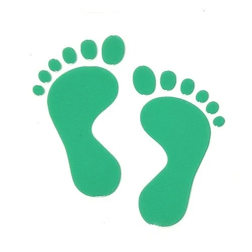 USAF Rescue Green Feet 6-6 Toes