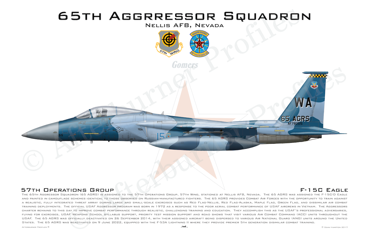 65 AGRS Blue Flanker F-15C