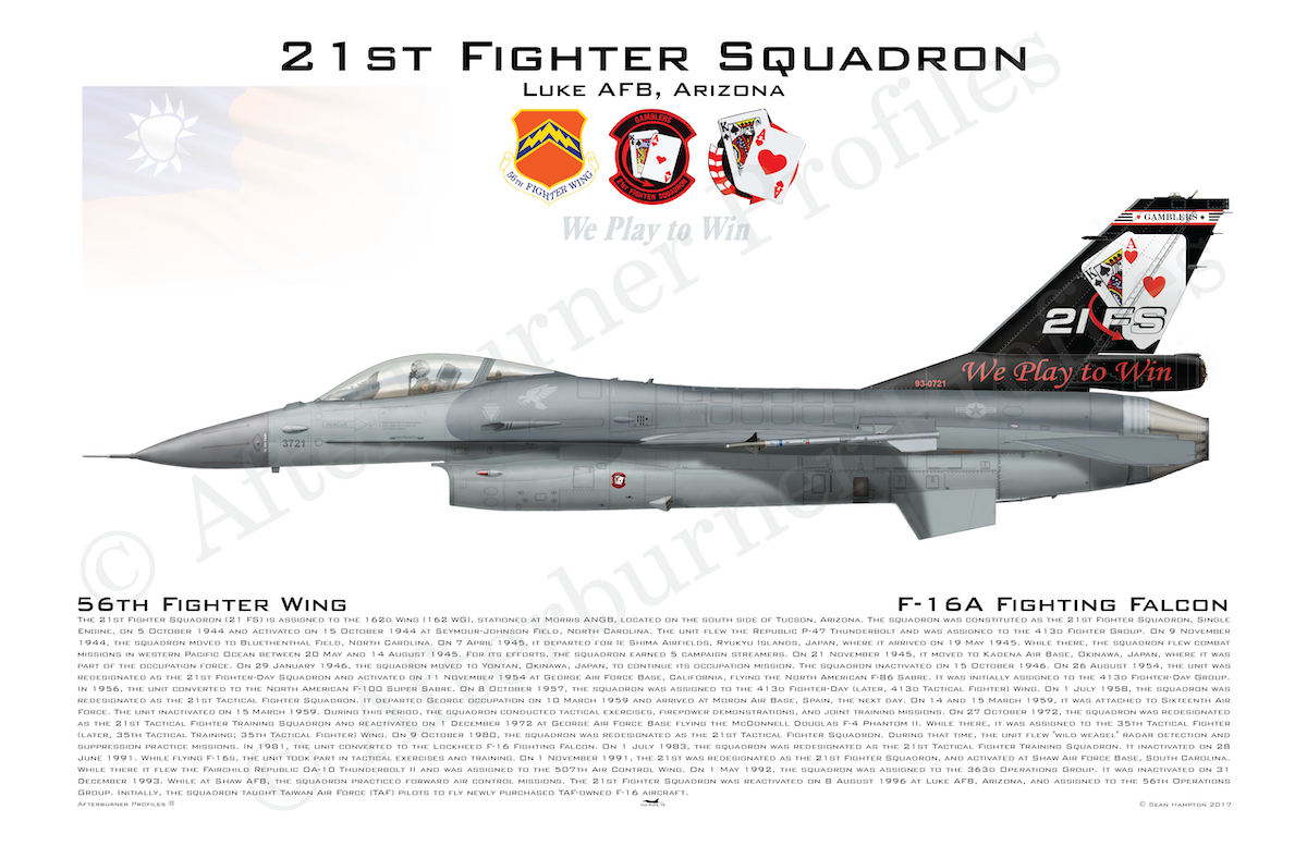 21 FS F-16A