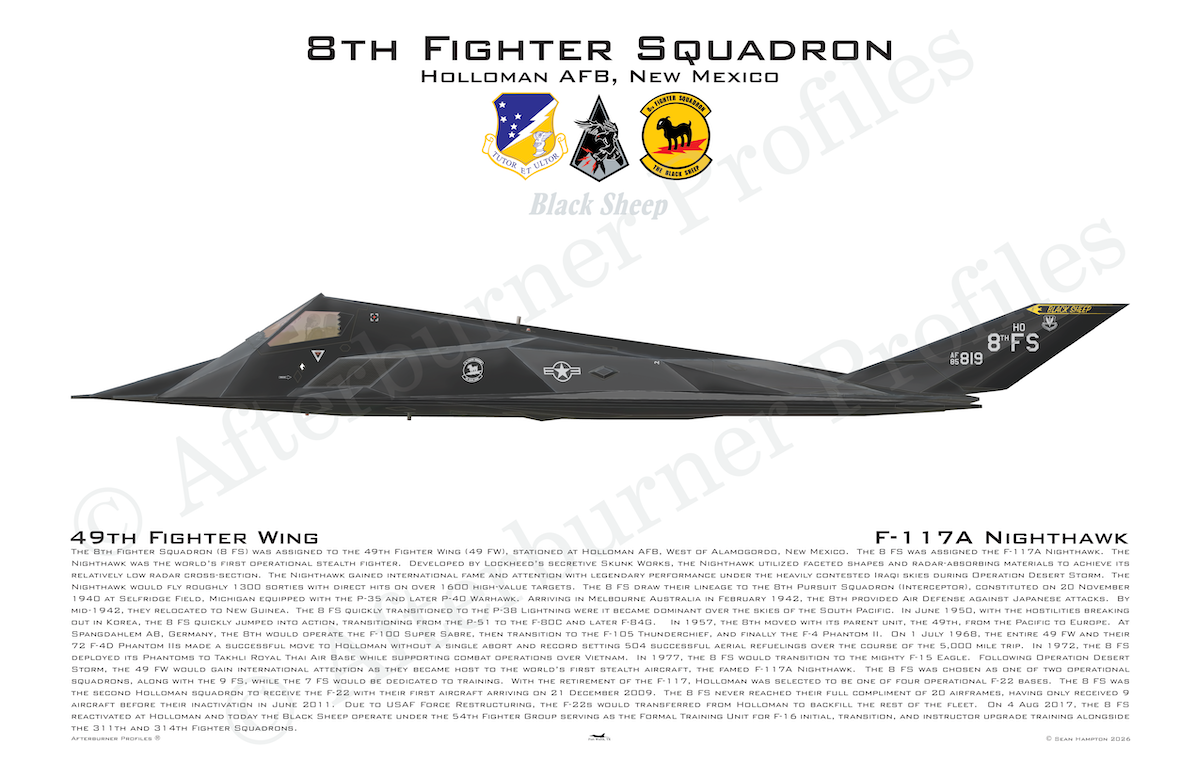 8 FS F-117A