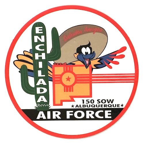150 SOW "Enchilada Air Force" Heritage Zap