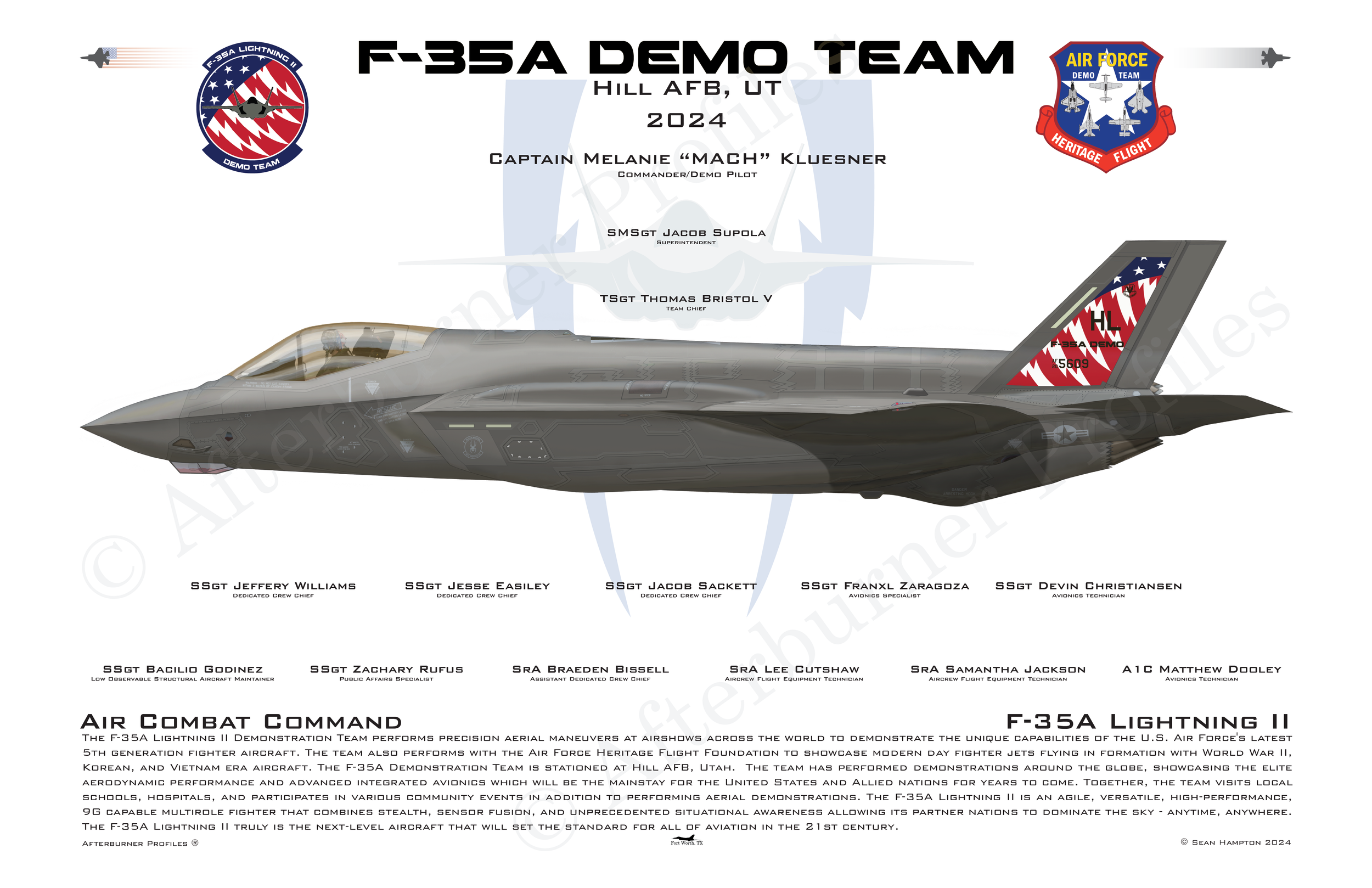 F-35A Demo Team MACH 2024