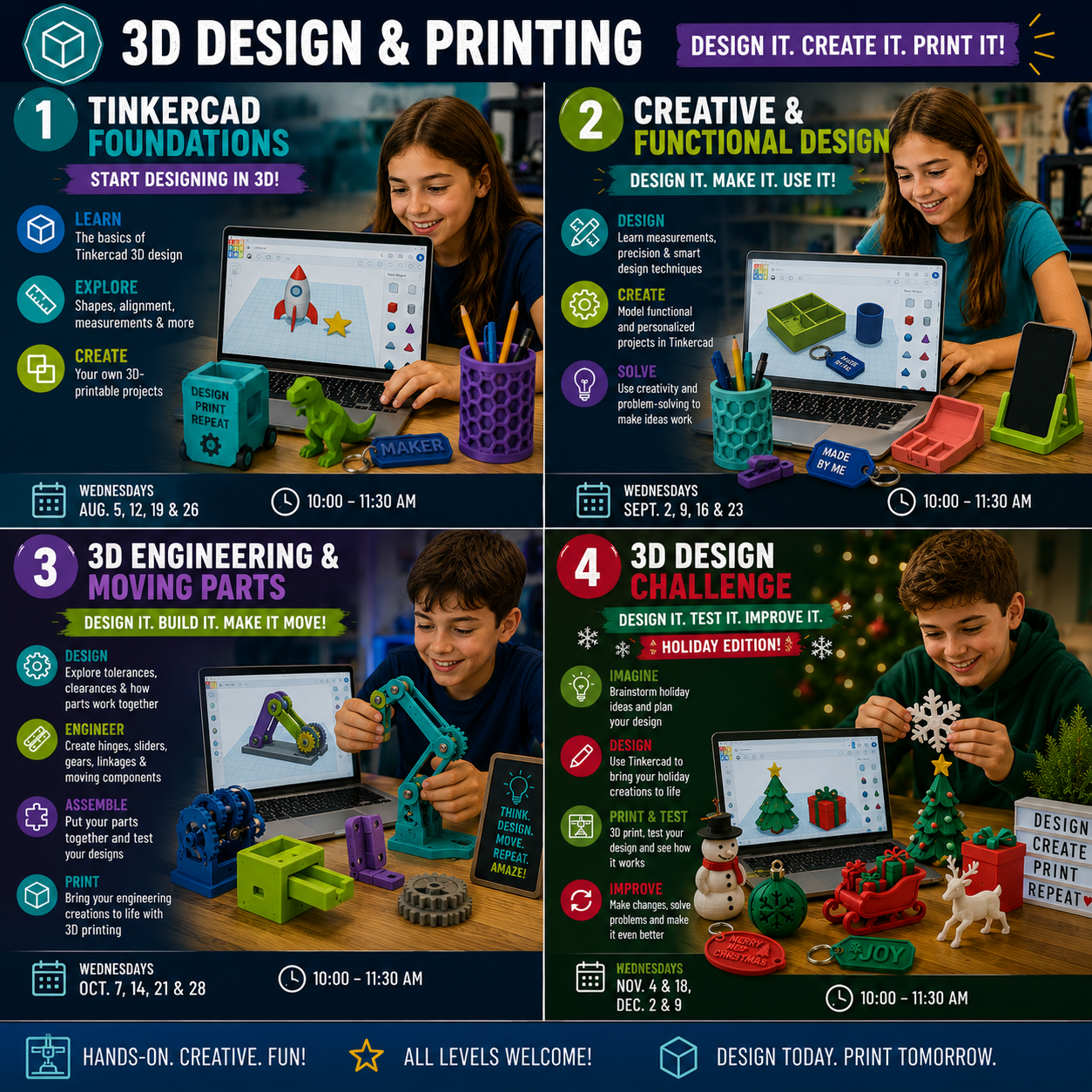 3D Design & Printing — Fall Semester