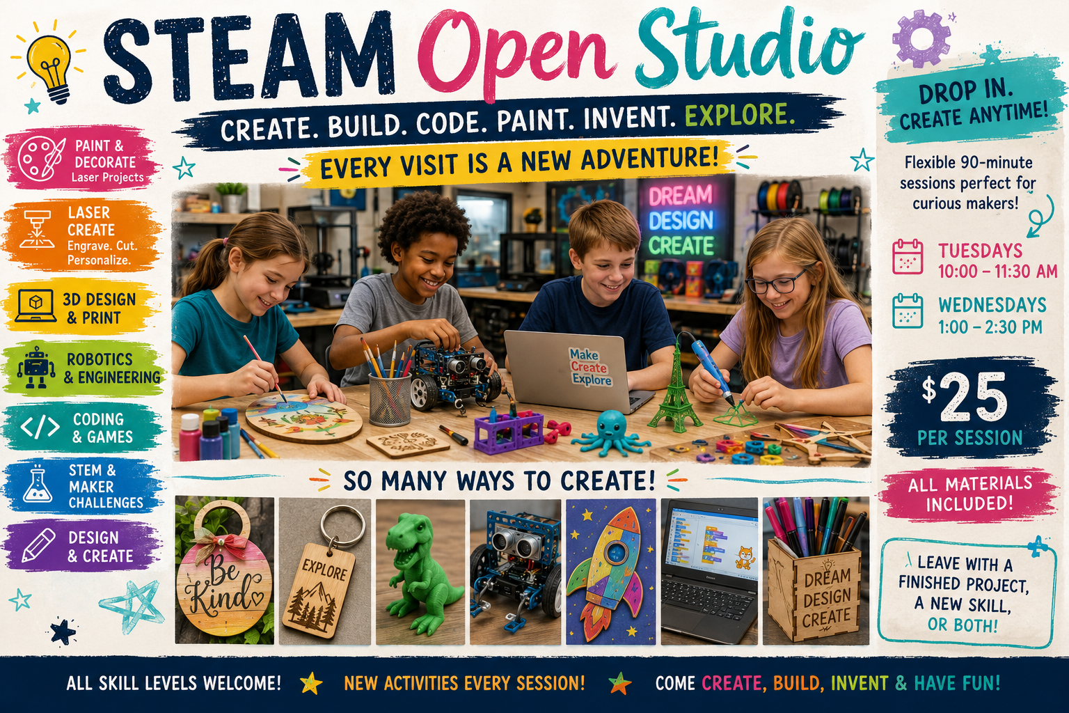 STEAM Open Studio