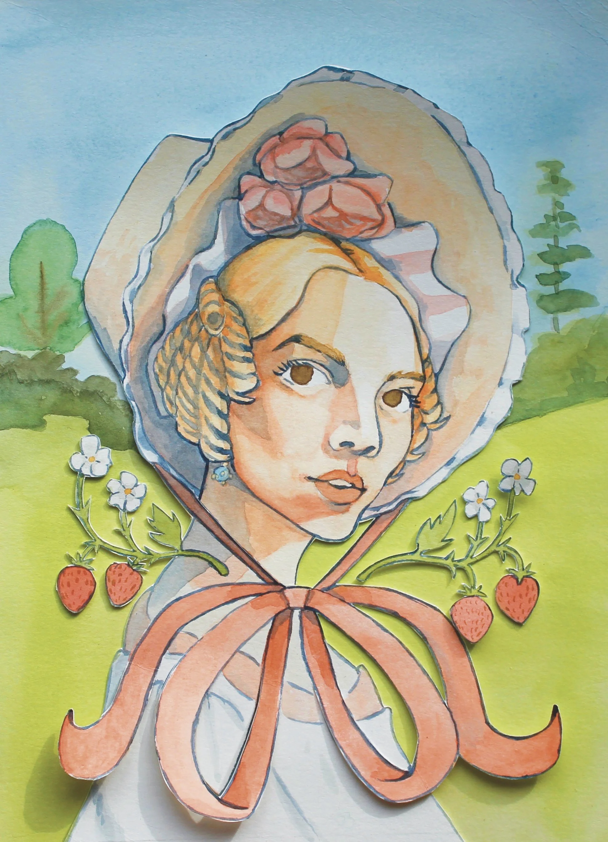 Emma. poster and book cover without text