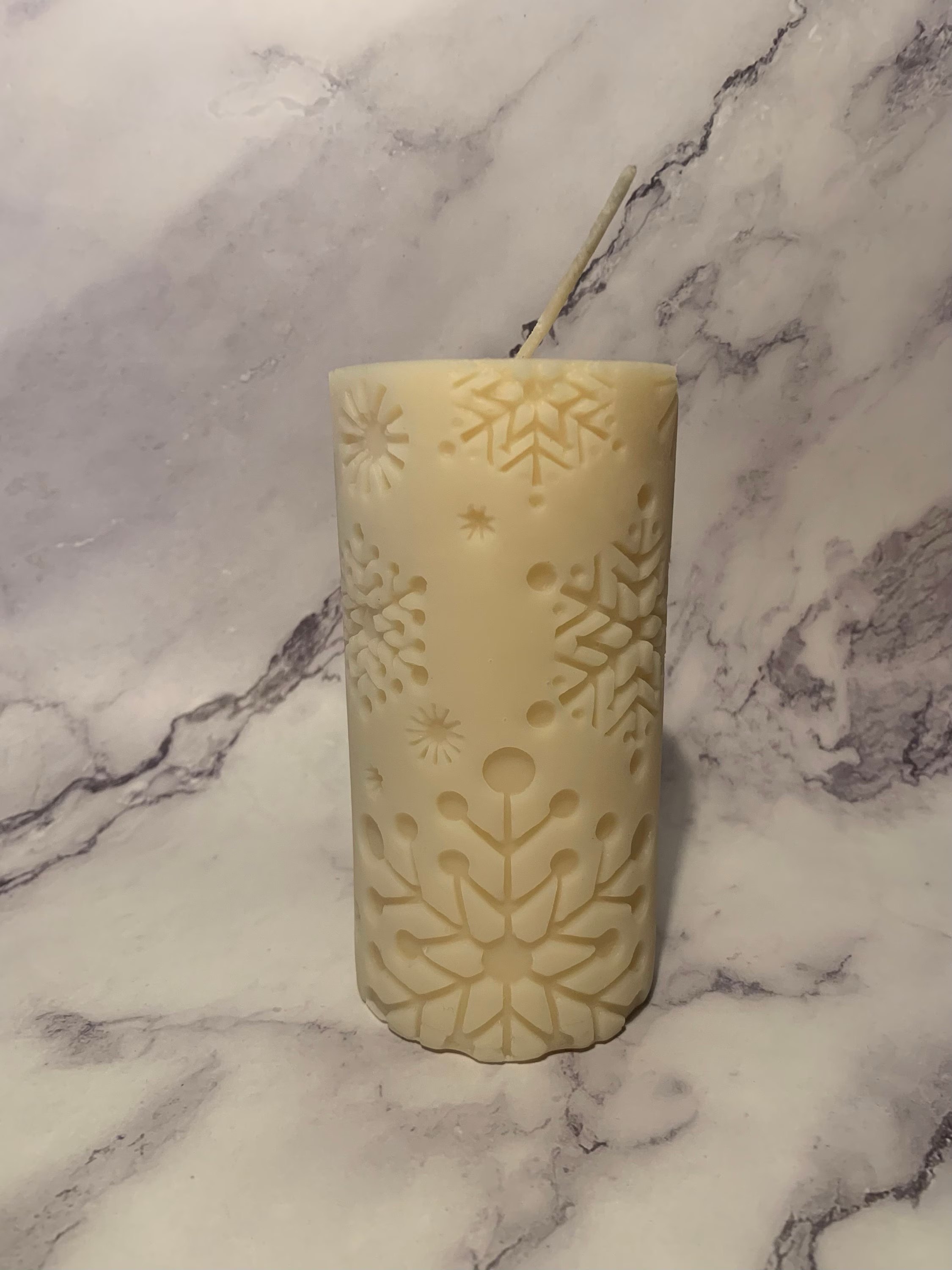 Snowflake Candle