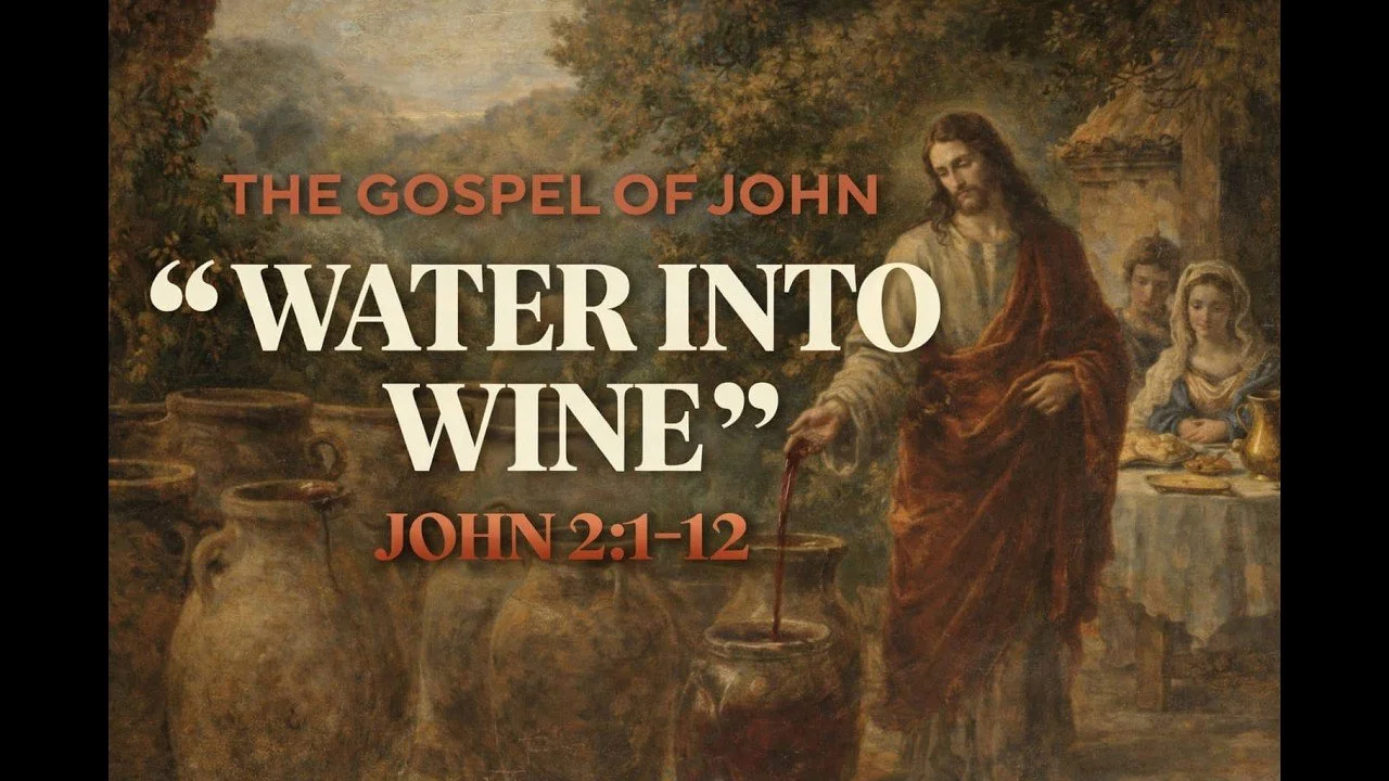 Verse By Verse Bible Study | John 2:1–12 | Water Turned to Wine