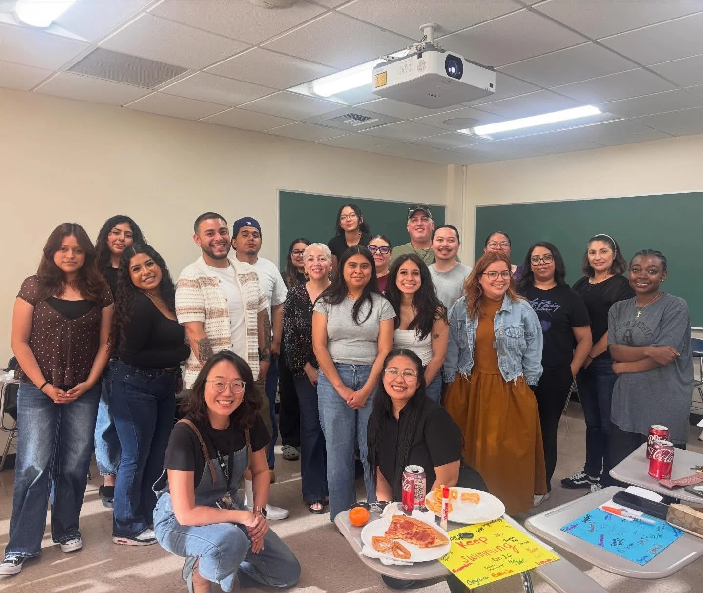 Depth and Passion. How lucky I am to have the privilege of co-investigating every single semester with amazing human beings 🫶🏼 thank you for showing up as your truest authentic unapologetic self. #spring2026🌺🌞😍🌸❤️ #lastdayofclass #drjinthehouse