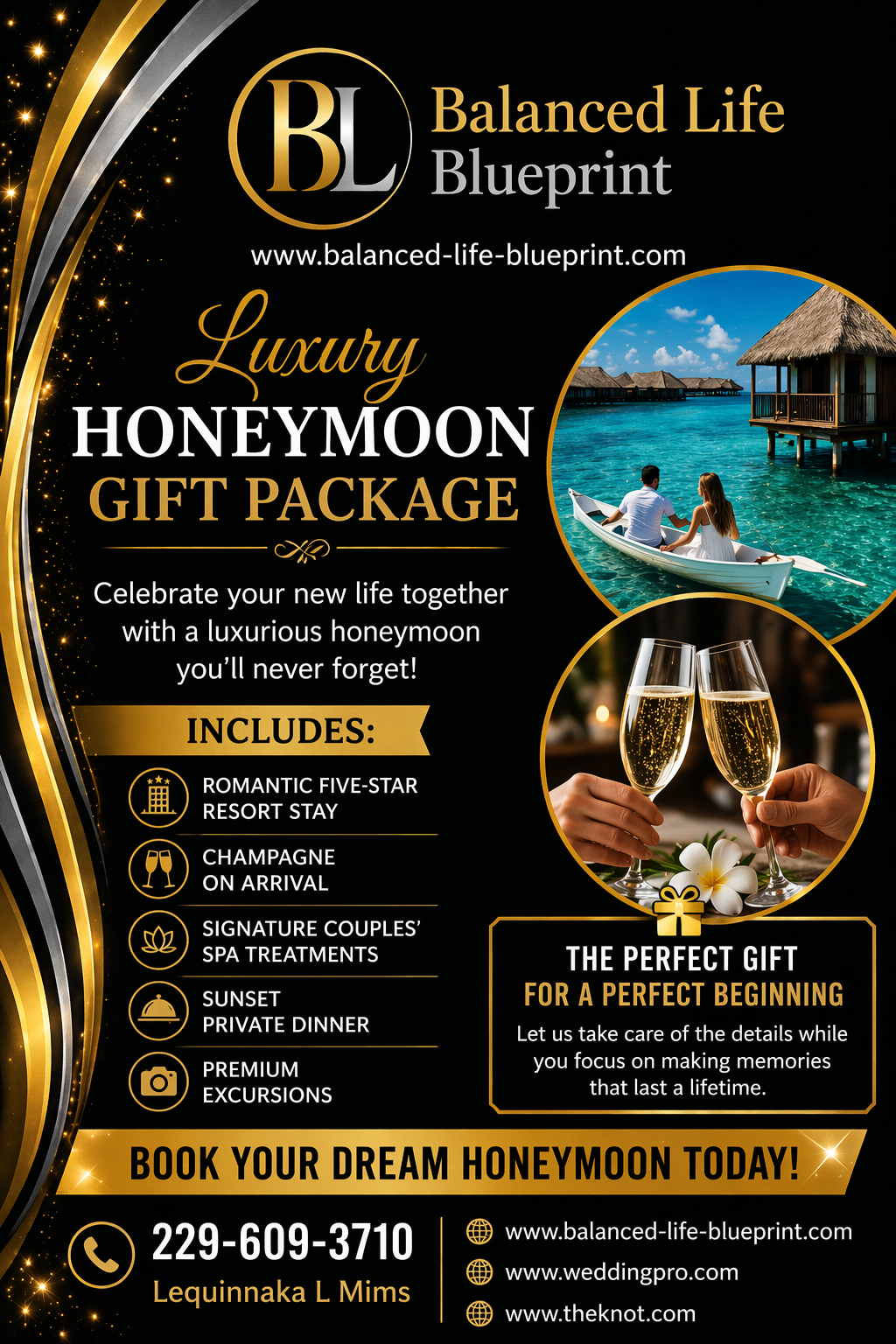 Luxury Honeymoon Gift Package (EVERYTHING INCLUDED)