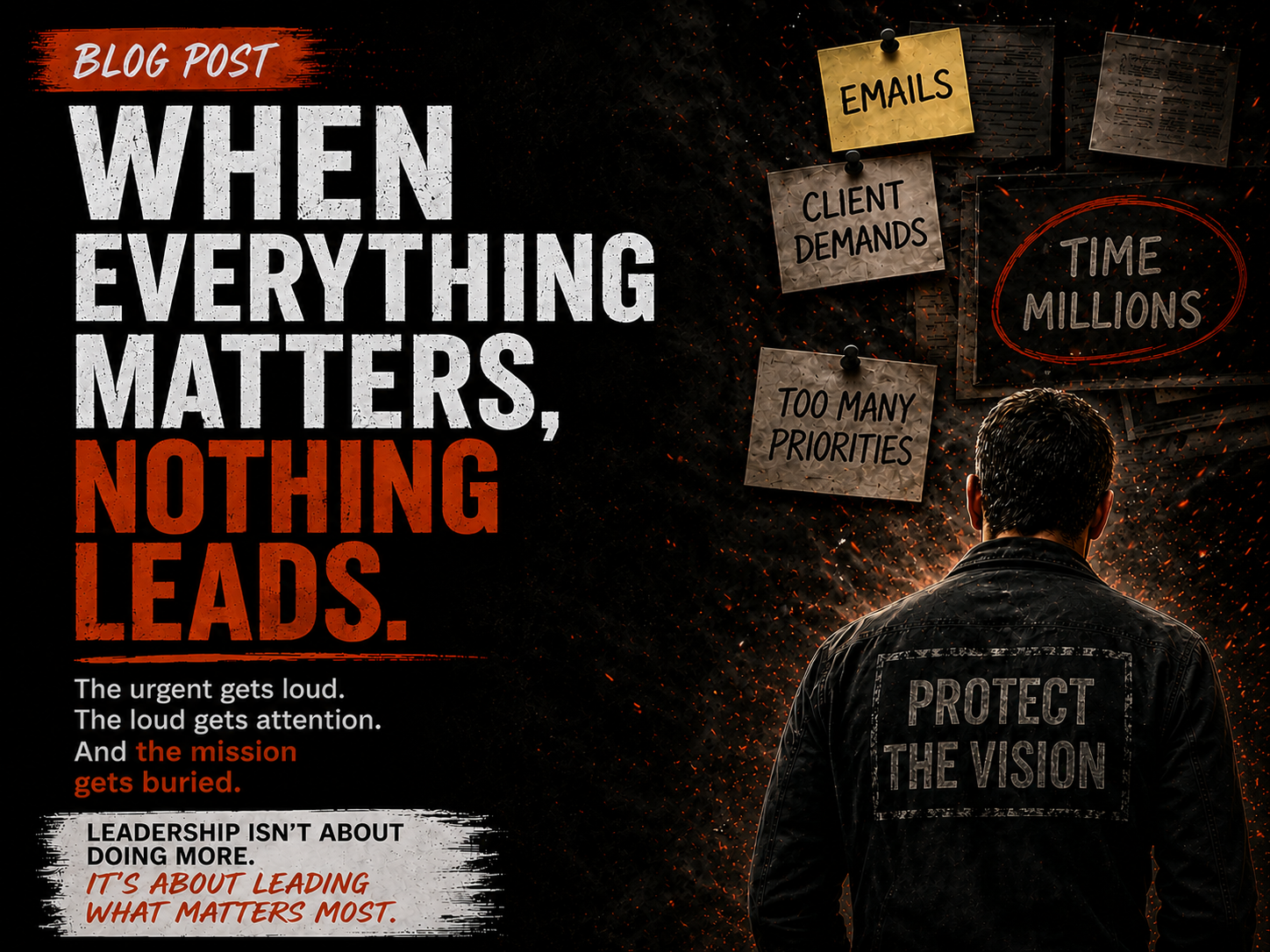 When Everything Matters Nothing Leads