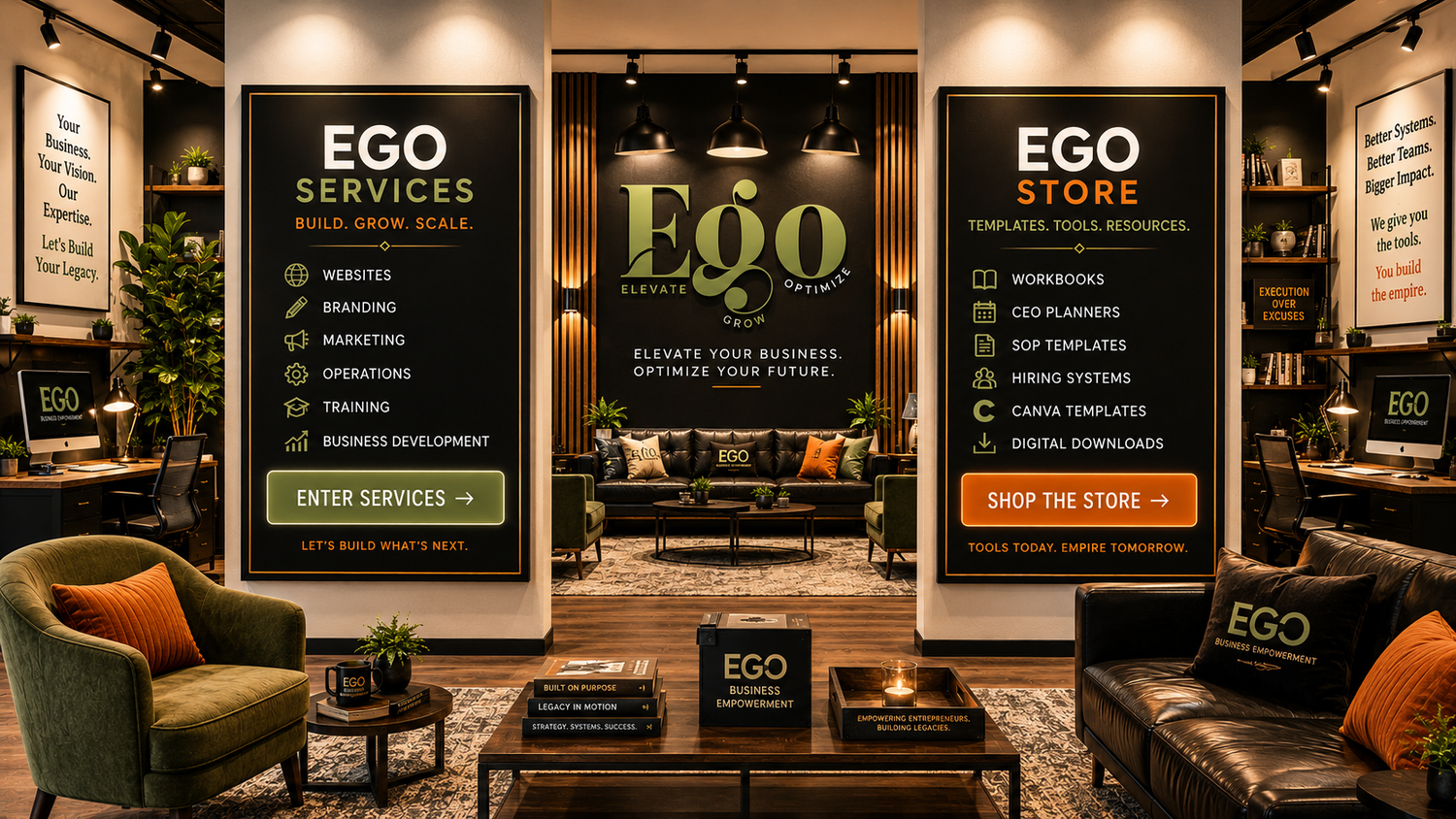 EGO featured storefront