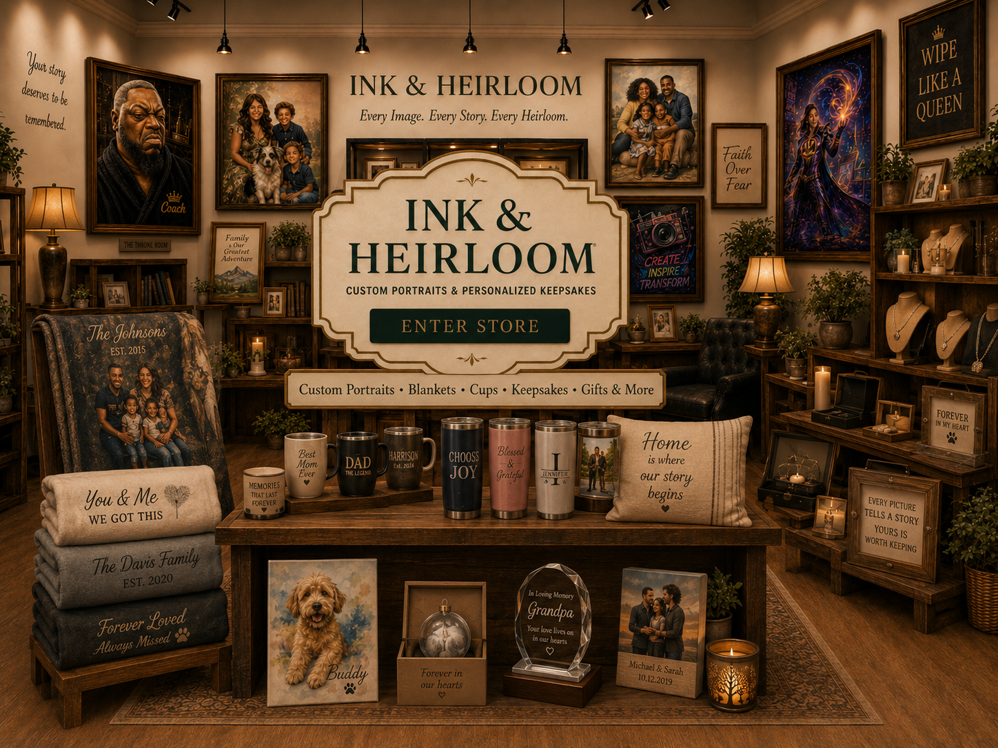 Ink & Heirloom featured storefront