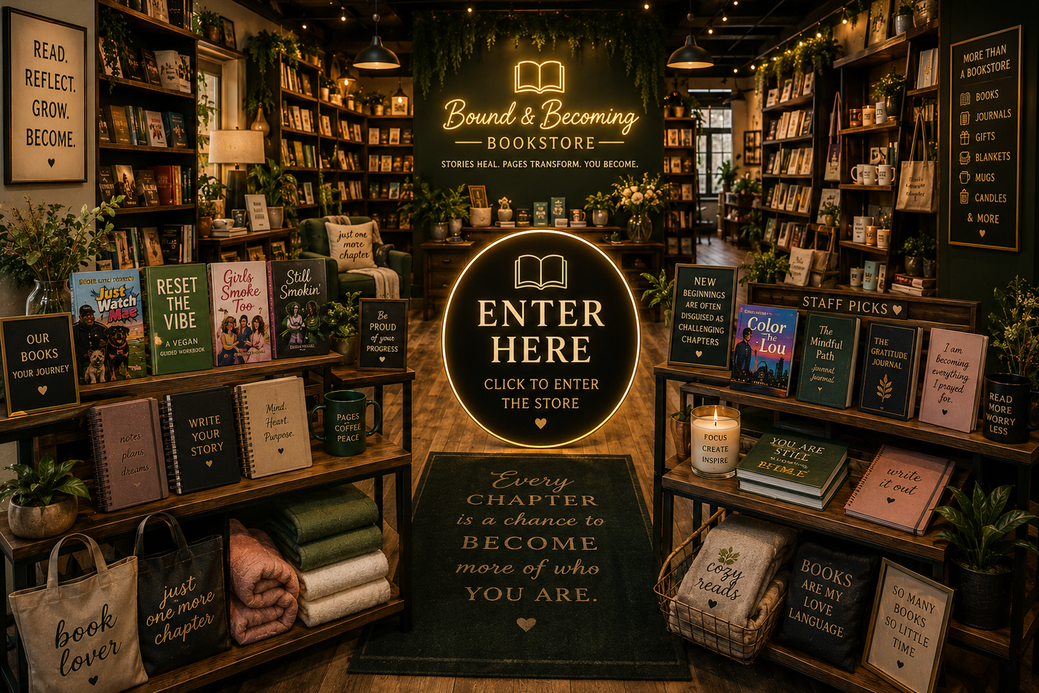 Bound & Becoming storefront