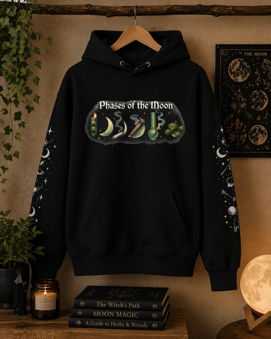 Phases of the Moon: High Tide Hoodie