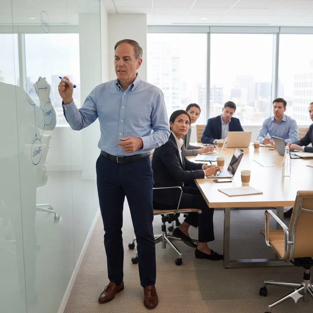Northstar Byways Founder Dave Rosen MBA at Whiteboard