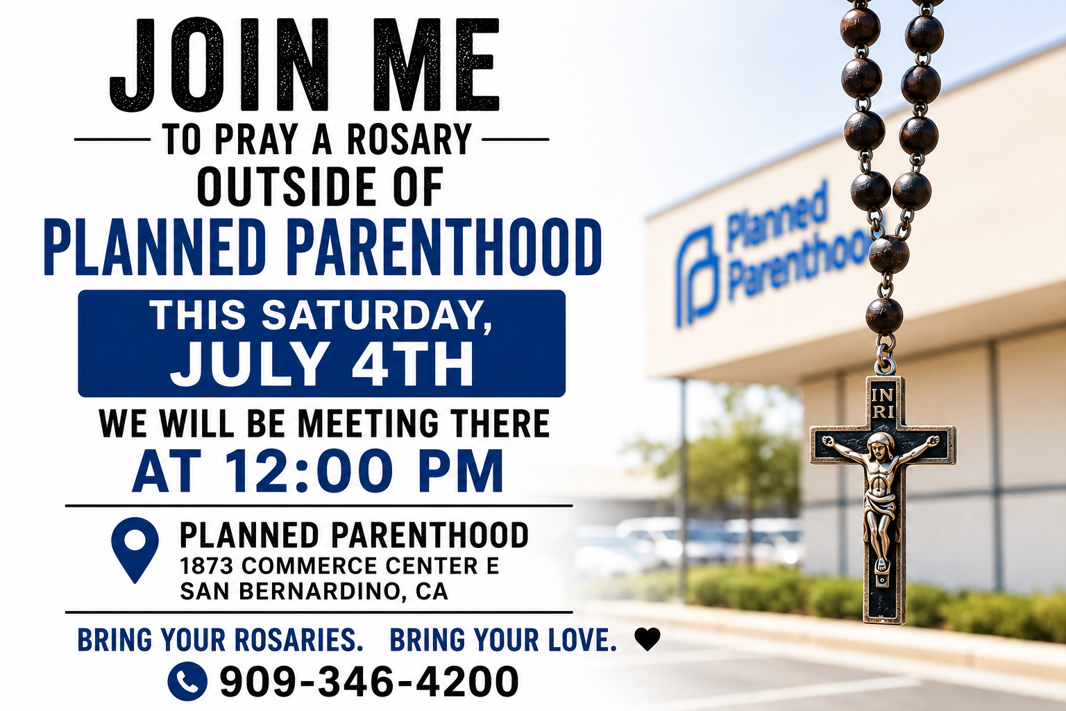 🙏 Join Us to Pray the Rosary for Life | July 4