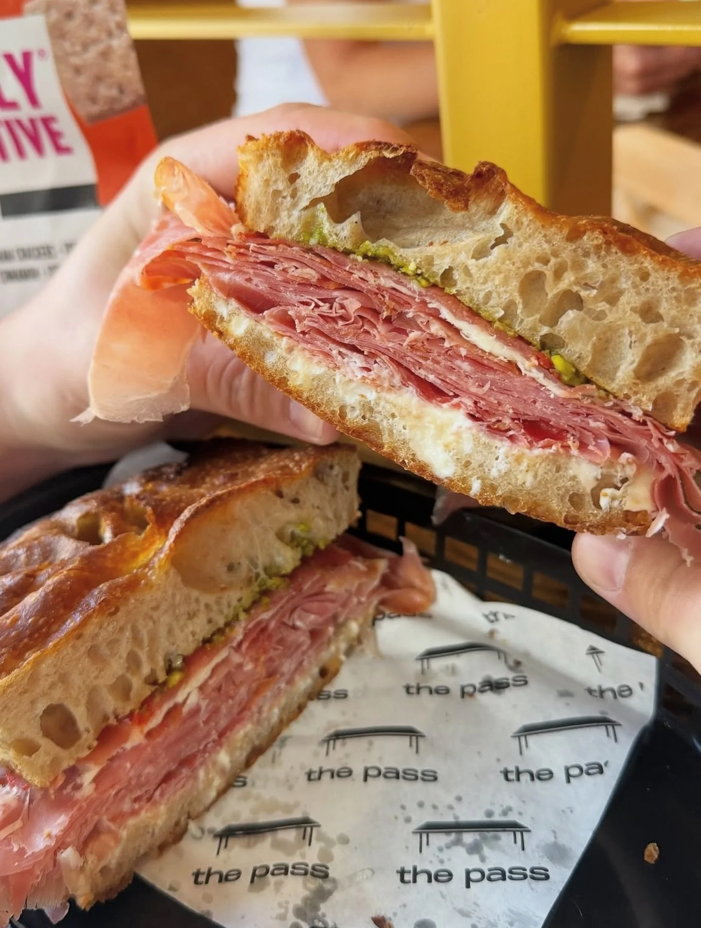 Let&rsquo;s be honest&hellip; you weren&rsquo;t going to cook today anyway 🤷🏻&zwj;♂️ It&rsquo;s the day after Easter, you&rsquo;ve earned it! 

The TACONY-6931 🤌 made with Prosciutto, Hot Coppa, Whipped Ricotta, Marinated Tomatoes, and Pistachio-H