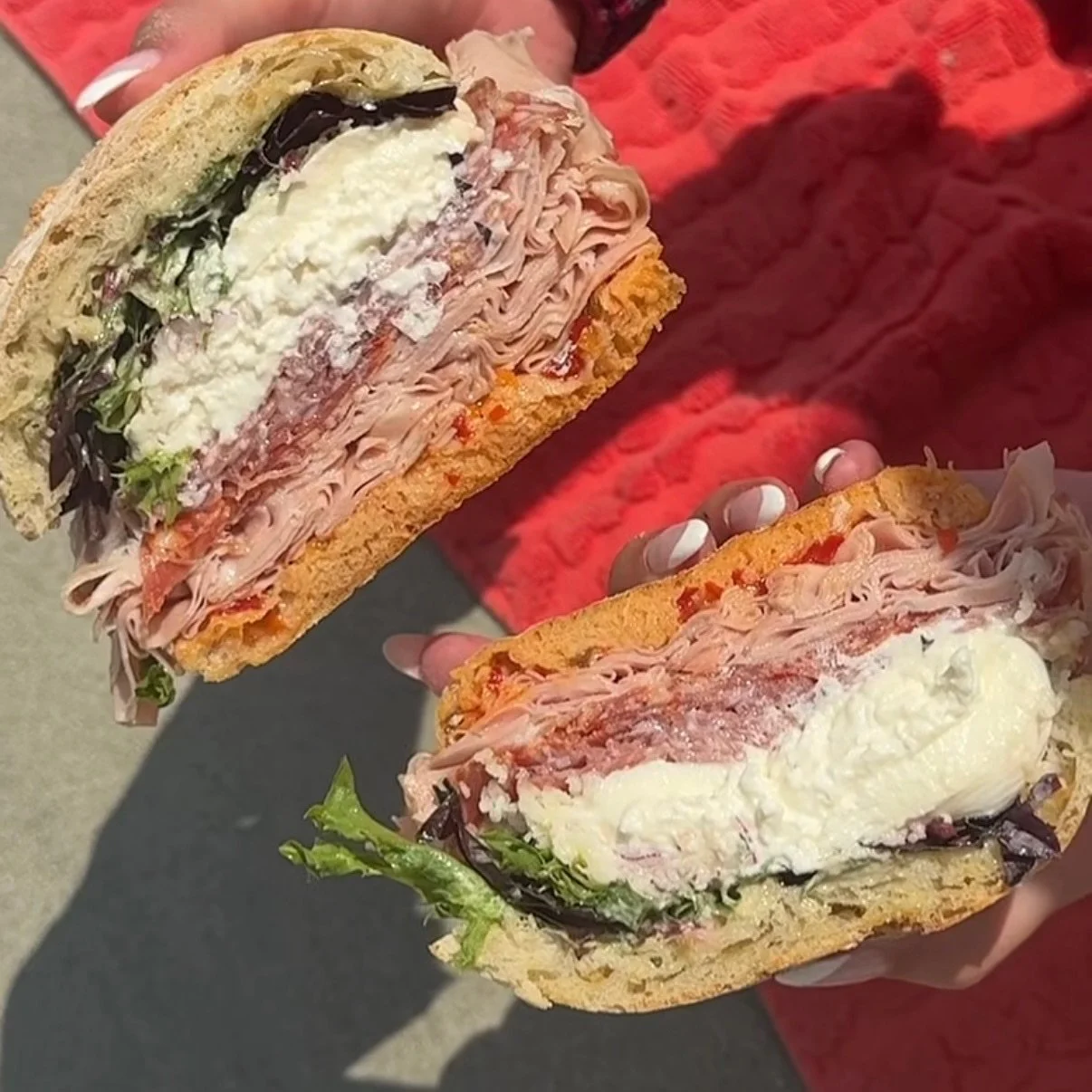 Sandwiches and sunbathing 🤝 A Charleston tradition as old as time

Whether you&rsquo;re heading to the beach, the boat, or just chasing down the sunshine, don&rsquo;t show up empty handed ✋

Pick up your favorites from Downtown or Mount Prosciutto, 