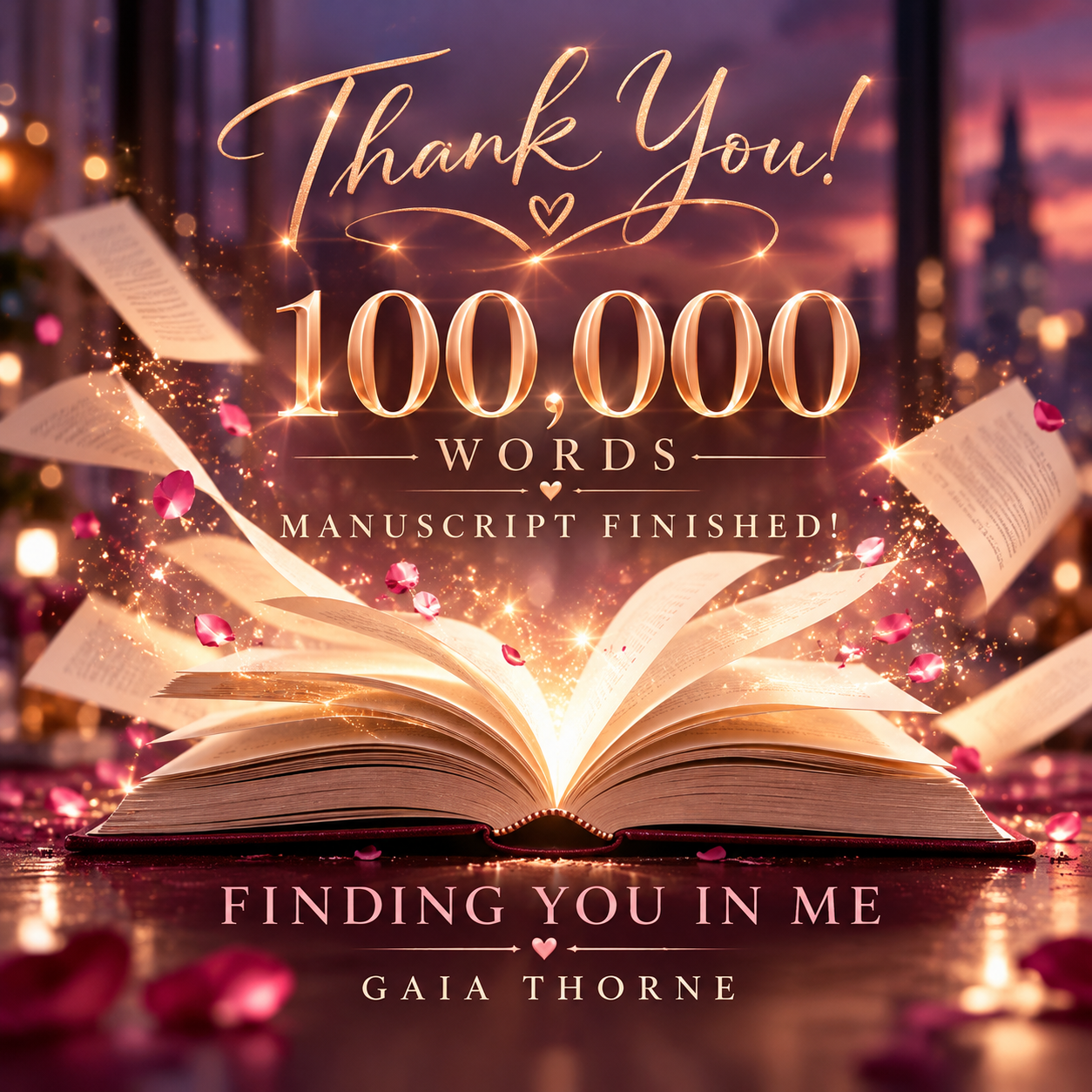 100,000 Words Later: Finding You in Me Enters Editorial Production!