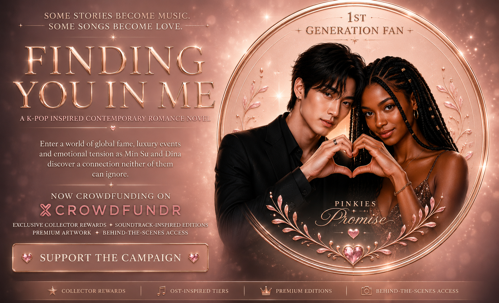 Crowdfunding campaign for Finding You in Me by Gaia Thorne