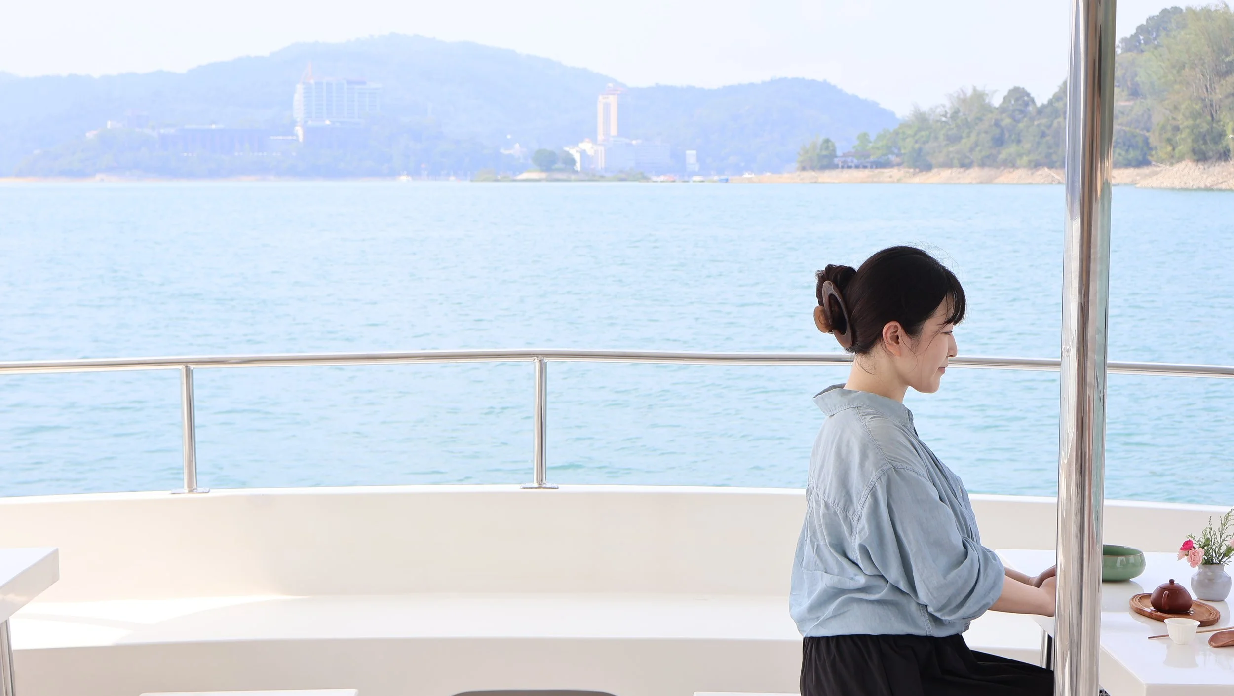 Sun Moon Lake Private E-Boat Tea Ceremony