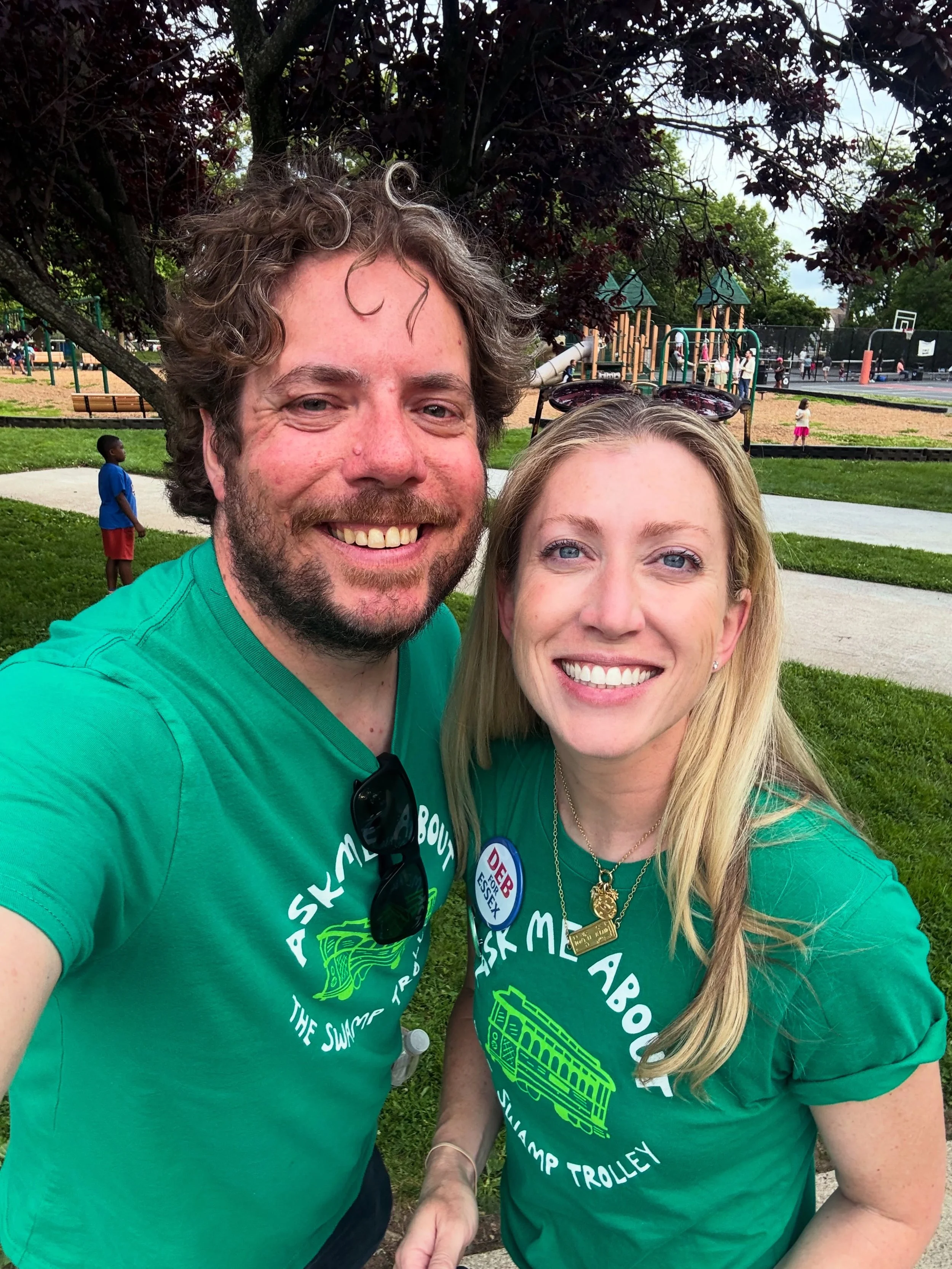 ONE HOUR LEFT TO VOTE! Our team of joyful volunteers has been out at the polling sites since 6am! Have you voted yet, Maplewood? If not, get out there and make your voice heard!