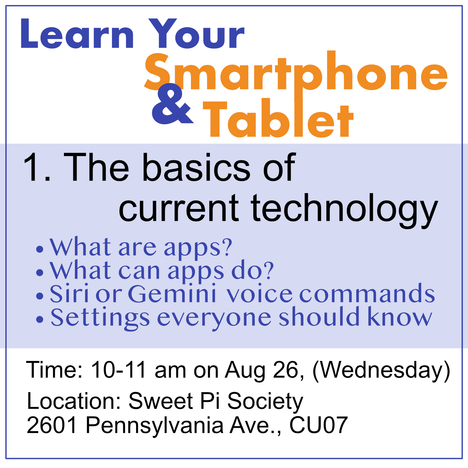 1. the basics of current technology