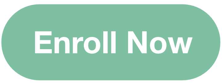 Green rounded rectangular button with white text that says 'Enroll Now'.