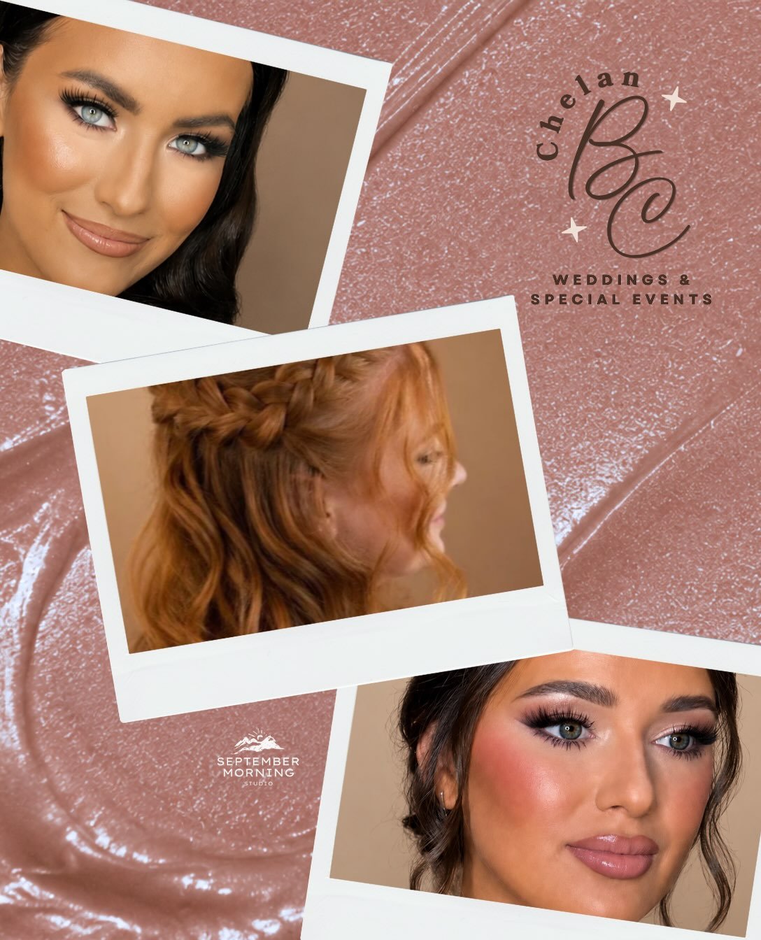 Yay for completed branding projects and wonderful clients!!🩷

It has been such a joy working with Hannah at @chelanbeautycollective to create her unique brand! She is one of the kindest people you&rsquo;ll ever meet and very talented. She did my mak